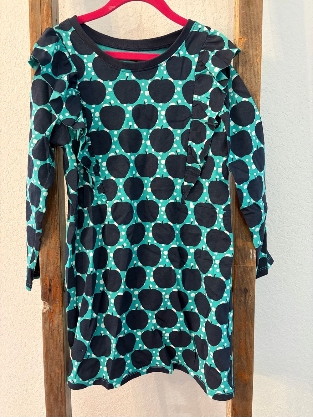 NWOT Tea Collection Apple Print Dress